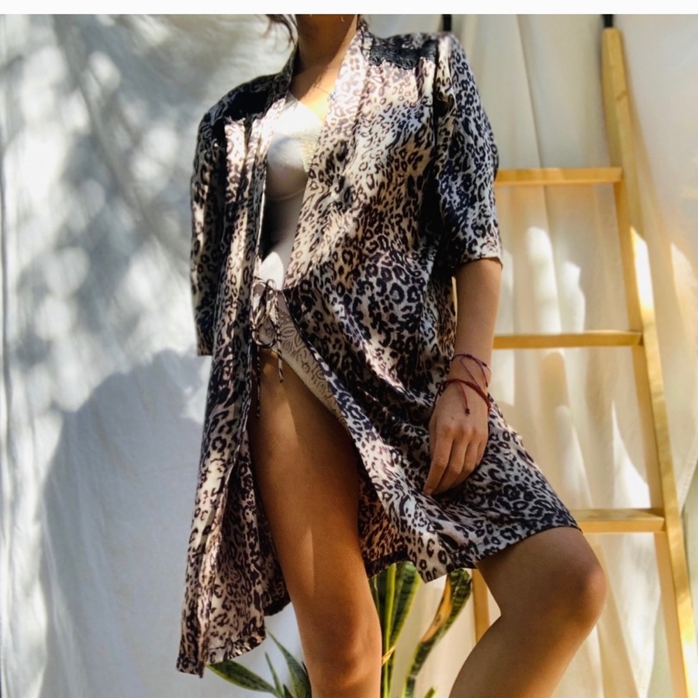 Stunning Leopard Robe
